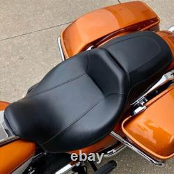 Rider Passenger Two-Up Seat For Harley Touring Street Glide Road King 2008-2015