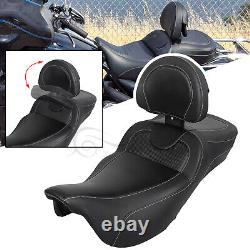 Roadsofa Seat with Backrest For Harley Road King Street Glide Special FLHXS FLTRXS