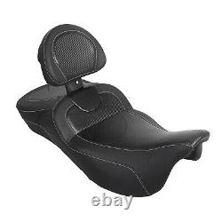 Roadsofa Seat with Backrest For Harley Road King Street Glide Special FLHXS FLTRXS