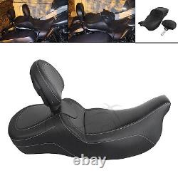 Roadsofa Seat with Backrest For Harley Road King Street Glide Special FLHXS FLTRXS