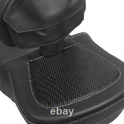 Roadsofa Seat with Backrest For Harley Road King Street Glide Special FLHXS FLTRXS