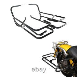 Saddlebag Guard Rail Mount for Harley Touring Road King Street Electra Glide
