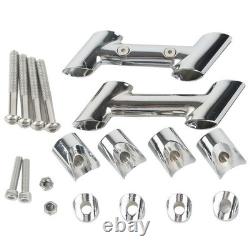 Saddlebag Guard Rail Mount for Harley Touring Road King Street Electra Glide
