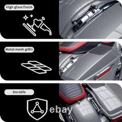 Saddlebag Speaker Lids 6X9 for 2014-2023 Harley Touring Road King Street Electra