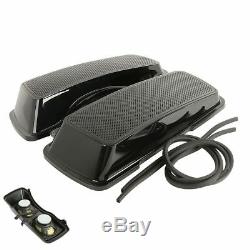 Saddlebags Lids with Dual Speakers For Harley Electra Street Road King Glide 94-13