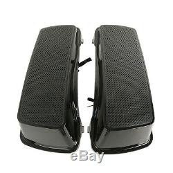 Saddlebags Lids with Dual Speakers For Harley Electra Street Road King Glide 94-13