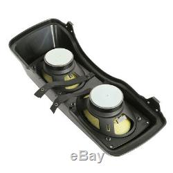 Saddlebags Lids with Dual Speakers For Harley Electra Street Road King Glide 94-13