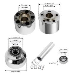 Single Disc Front Wheel Hubs Fit For Harley Road King Street Glide Non ABS 08-25