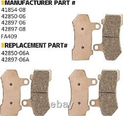 Sintered Brake Pads Front Rear for Harley Davidson Road Glide Road King Street