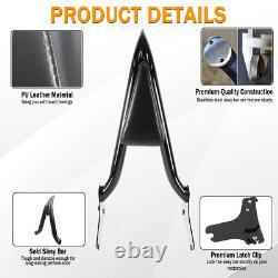 Sissy Bar Backrest Luggage Rack for 97-08 Harley Road King Street Electra Glide