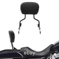 Sissy Bar Backrest Luggage Rack for Harley Road King Street Glide 2009 2025