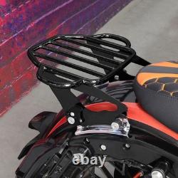 Sissy Bar Backrest Luggage Rack for Harley Road King Street Glide 2009 2025