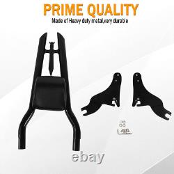 Sissy Bar Luggage Rack Backrest for 09-24 Harley Touring Road King Street Glide