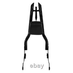 Sissy Bar Luggage Rack Backrest for 09-24 Harley Touring Road King Street Glide