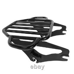 Sissy Bar Luggage Rack Backrest for 09-24 Harley Touring Road King Street Glide