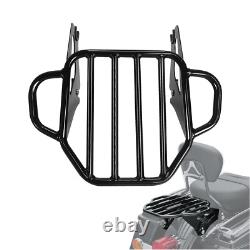 Sissy Bar Luggage Rack Backrest for 09-24 Harley Touring Road King Street Glide