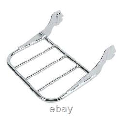 Sissy Bar Luggage Rack & Docking Kit Fit For Harley Road King Street Glide 97-08