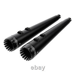 Slip On Mufflers Exhaust Fit For Harley Touring Road King Street Glide 1995-2016