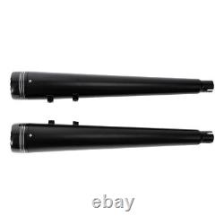 Slip On Mufflers Exhaust Fit For Harley Touring Road King Street Glide 1995-2016