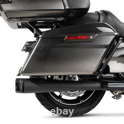 Slip On Mufflers Exhaust Fit For Harley Touring Road King Street Glide 1995-2016