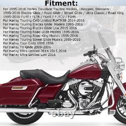 Slip On Mufflers Exhaust Pipes for Harley Road King Street Electra Glide 1995-16