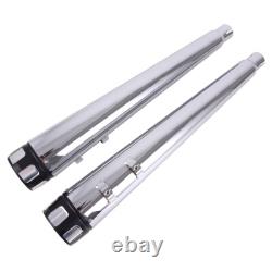 Slip on Mufflers Exhaust Pipes For Harley Road King Street Electra Glide 95-2016