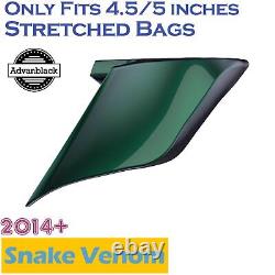 Snake Venom Extended Stretched Side Cover Fits Harley Street Road King Glide 14+