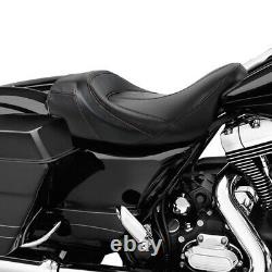 Solo Driver Seat Fit For Harley Touring Road King Street Electra Glide 2009-2022