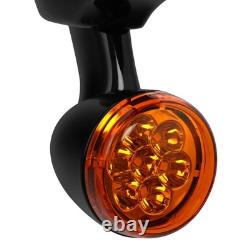 Spot Fog Lights Bracket Turn Signal Fit For Harley Street Glide Road King 94-24