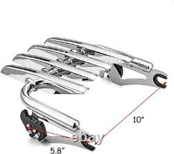 Stealth Luggage Rack For Harley Touring Road King Street Glide 2009-2023 Chrome