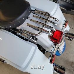 Stealth Luggage Rack For Harley Touring Road King Street Glide 2009-2023 Chrome