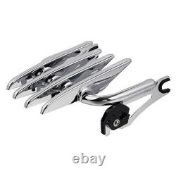 Stealth Luggage Rack For Harley Touring Road King Street Glide 2009-2023 Chrome