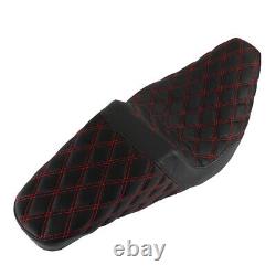 Step-Up Seat For Touring Road King Electra Street Glide Red Lattice Stitch US