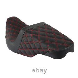 Step-Up Seat For Touring Road King Electra Street Glide Red Lattice Stitch US