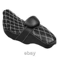 Step-Up Seat withDriver Backrest For Harley Road King Electra Street Glide FLHTCU