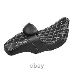 Step-Up Seat withDriver Backrest For Harley Road King Electra Street Glide FLHTCU