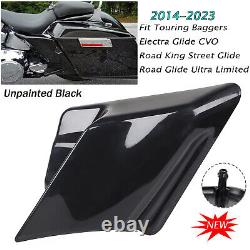 Stretched Side Cover Panel For Harley Touring Baggers 14+ Road King Street Glide