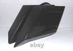 Swoosh 8 Stretched Extended Saddlebags 4 Harley Touring Road King Street 93-13