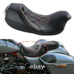 TCMT Front Rider Driver Pillion Seat Fit For Harley Street Glide Road King 09-20