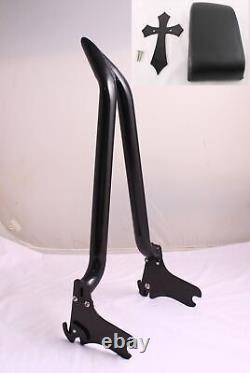 Tall Backrest Sissy Bar Pad Harley Touring 97-08 Road King Street Glide 1.5