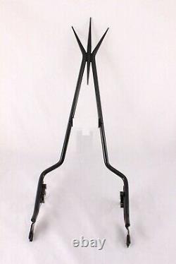 Tall Sissy Bar Backrest 4 point Harley Touring Road King Street Electra Glide FL
