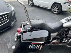 Tall Sissy Bar Backrest Fits Harley Touring Road King Street Ultra 1997-08 1.5