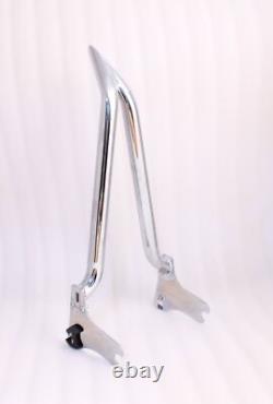 Tall Sissy Bar Backrest Fits Harley Touring Road King Street Ultra 1997-08 1.5