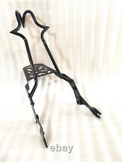 Tall Sissy Bar Backrest Rack 4 Harley Touring Road King Street Electra Fl 09-22