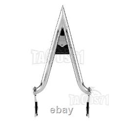 Tall Sissy Bar Backrest withRack for Harley Touring Road King Street Ultra Glide