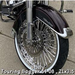 Touring 21x3.5 Fat Spoke Front Wheel for Harley Road King Street Glide 2000-2007