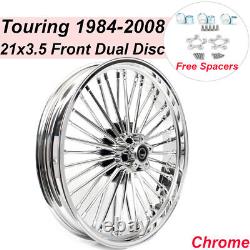 Touring 21x3.5 Fat Spoke Front Wheel for Harley Road King Street Glide 2000-2007