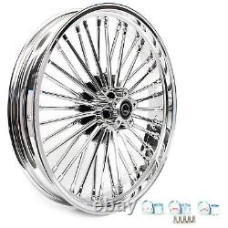 Touring 21x3.5 Fat Spoke Front Wheel for Harley Road King Street Glide 2000-2007