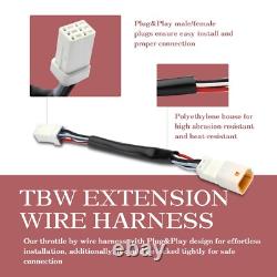 Touring Extension Cable Kit for Harley Road King Street Electra Glide withABS 12'