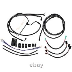 Touring Road King Street Glide 16 Bar Extended Cable Kit for 2014-2016 NO ABS